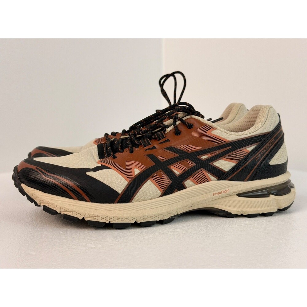 ASICS Gel-Trabuco 12 Trail Running Shoes Men's US 7.5 EU 40.5 Beige Brown